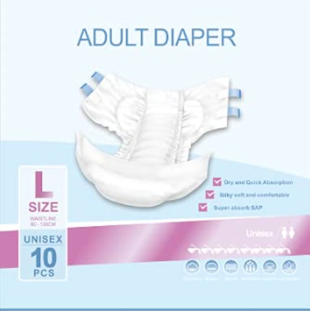 AGANIZE ADULT DIAPER SIZE L B/10