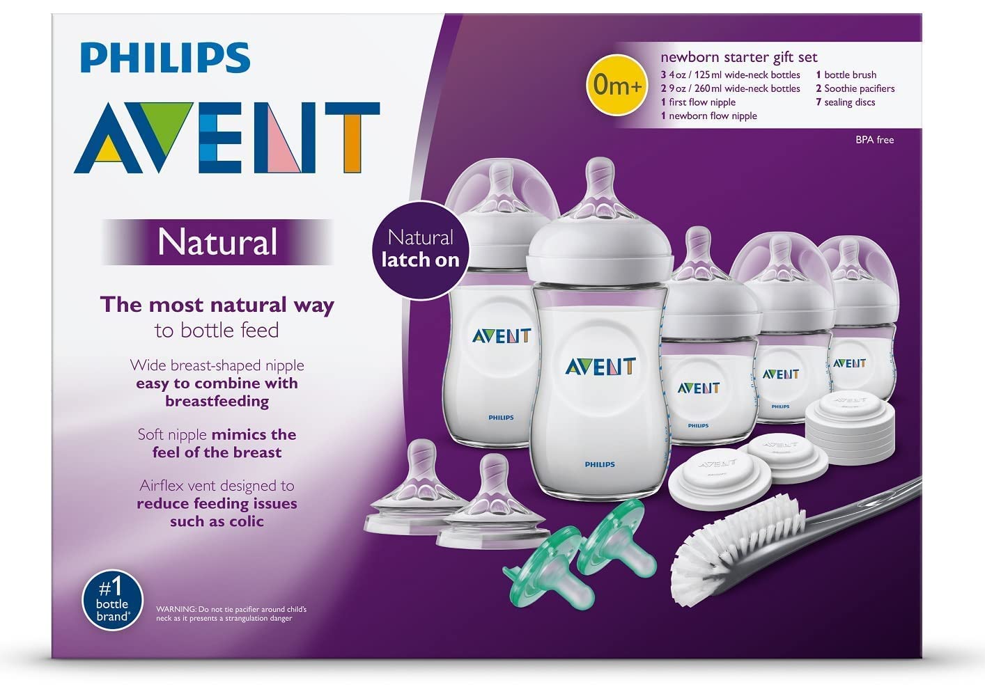 AVENT NATURAL BABY BOTTLE NEWBORN STARTER SET