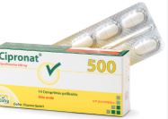 CIPRONAT 500MG COMP/1TAB