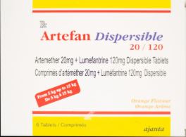 ARTEFAN DISP. 20/120MG 5-15KG TAB B/12