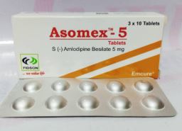 ASOMEX 5MG 3X10 COMP (AMLODIPINE)/1TAB