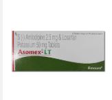 ASOMEX LT 50/2.5MG 2X30 COMP (AMLODIPINE+LOSARTAN)