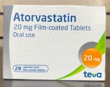 ATORVASTATIN 20MG COMP/1TAB