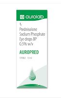 AUROFORT PREDNISOLONE EYE DROPS 1% 5ML