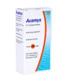 AVAMYS AQ 27.5MCG 120 DOSES NASAL SPRAY