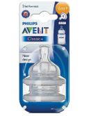 AVENT 2 CLASSIC ANTI-COLIC TEAT 6M+
