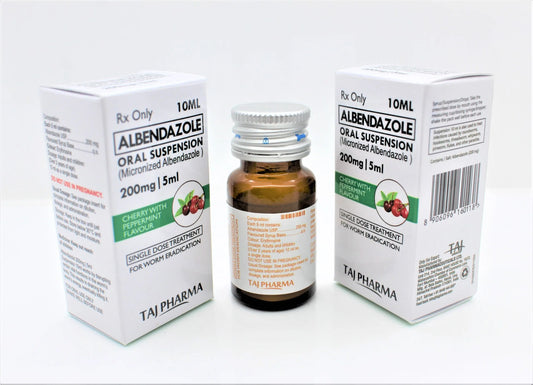 ALBENDAZOLE 200MG/5ML SYRUP 10ML