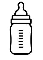 BABY PPSU AUTOMATIC SUCKING BOTTLE 330ML M 6+M 1PC