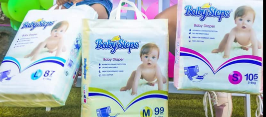 BABYSTEPS DIAPERS M 5-10KG 99PCS