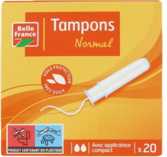 BELLE FRANCE TAMPONS INTIME NORMAL B/20