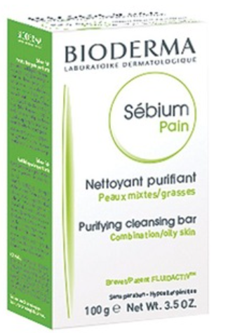 BIODERMA SEBIUM PAIN NETTOYANT PURIFIANT 100GR