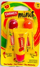 CARMEX MINIS MOISTUR.LIP BALM SPF15 5G T/3