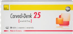 CARVEDI-DENK 25MG COMP/1TAB