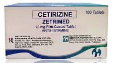 CETIRIZINE TAB 10MG B/100