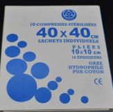 COMPRESSE 40X40CM PURIFIED GAUZE LABELL /1PC
