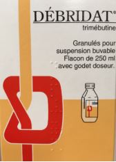DEBRIDAT GRANULES POUR SUSPENSION 0.787G/100G 250ML