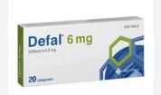 DEFAL 6MG TABLETS/1TAB