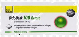 DICLO - DENK 100MG RETARD COMP/1TAB