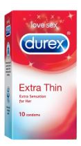 DUREX EXTRA THIN 10 CONDOMS