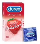 DUREX EXTRA THIN WILDSTRAWBERRY B/10