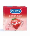 DUREX EXTRA THIN WILD STRAWBERRY B/3