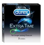 DUREX EXTRA TIME CONDOMS B/3