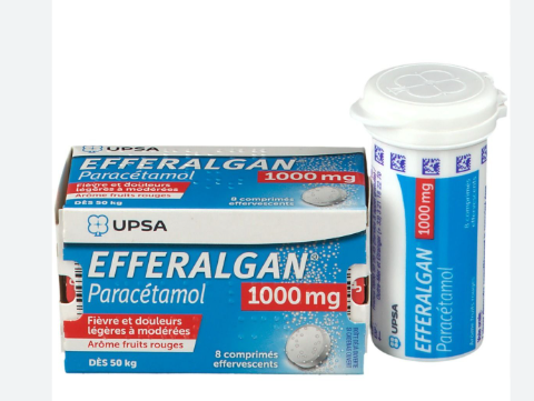 EFFERALGAN 1000MG TAB EFFERV. B/8