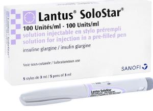 INSULIN LANTUS SOLOSTAR INJ. 100UI/ML 5PENS OF 3ML
