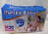 ITURIZE BABY DIAPERS M 5-10KG 20PCS