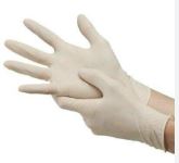 LATEX EXAMINATION GLOVES POWDERFREE MEDIUM WHITE B/100