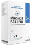 MINOXIDIL BAILLEUL 5% T. SOLUTION 60ML B/3 EUROPE