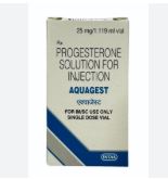 AQUAGEST PROGESTERONE INJ. IM/SC 25MG/1.119ML