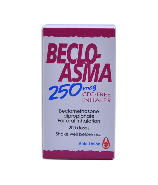 BECLO-ASMA AEROSOL 250MCG 200 DOSES