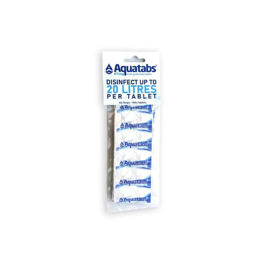 AQUATABS 67MG WATER PURIFICATION TABLETS IN 20LITRES